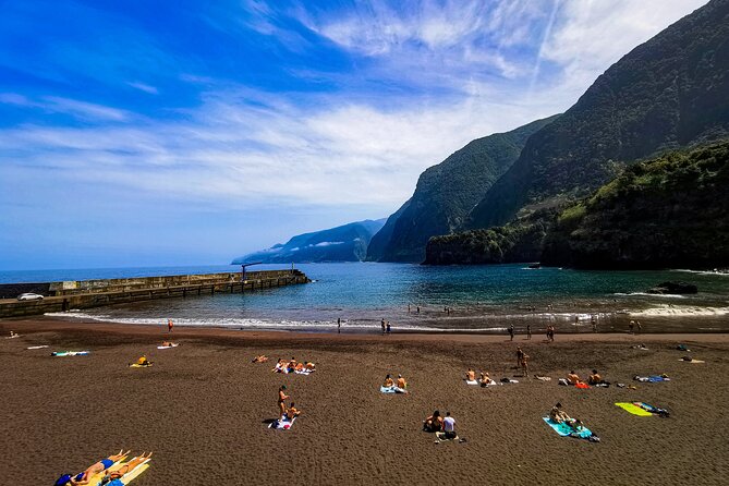 4x4 Jeep Tour to the West & Northwest of Madeira - São Vicente, waterfall pictures, and Seixal’s black sand amphitheatre