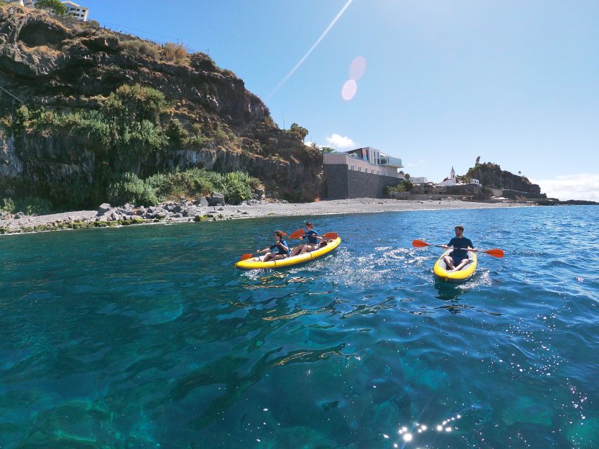 Câmara de Lobos: Private Guided Kayaking Tour in Madeira - The cliffs of Cabo Girão look bigger when you’re floating under them