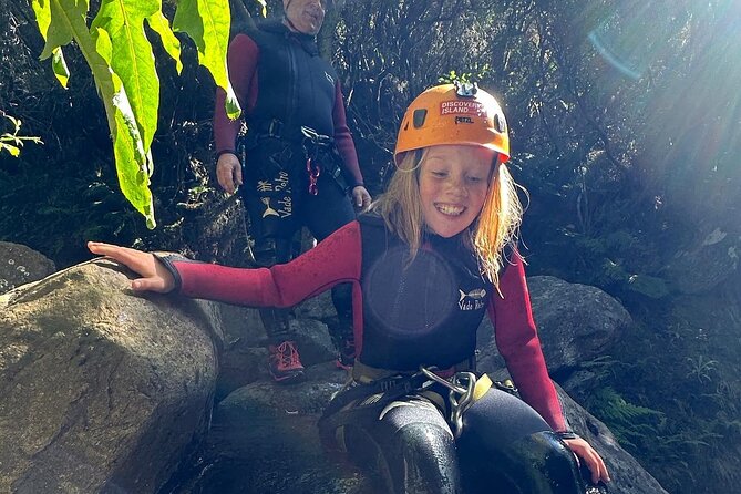 Canyoning Experience Level I Beginners in Ribeira das Cales - The Canyon Route: 850 Meters, 120 Meters Down
