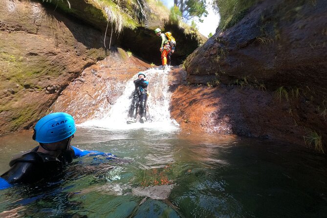 Canyoning in Madeira Island- Level 1 - The canyoning route: rappels up to 12 meters, jumps, and toboggans