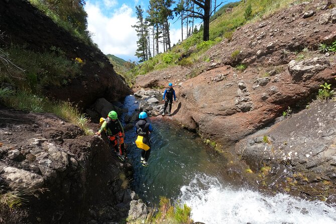 Canyoning in Madeira Island- Level 1 - Fitness and comfort: light hiking, cold water reality, and optional choices