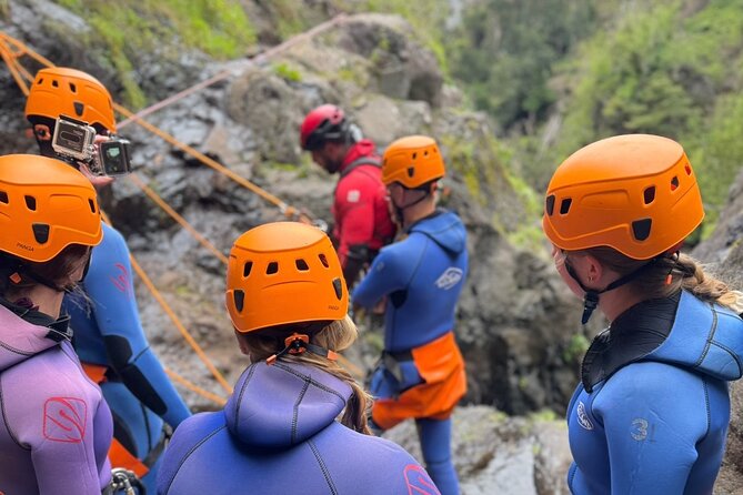 Canyoning in Madeira - Level 2 - Instructors matter: Pedro, David, Bruno, Enzo, and João’s guiding style