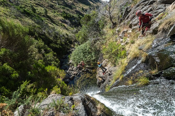 Canyoning in Madeira: Ribeira das Cales - Funchal Ecological Park - The safety briefing: how the guides keep it fun