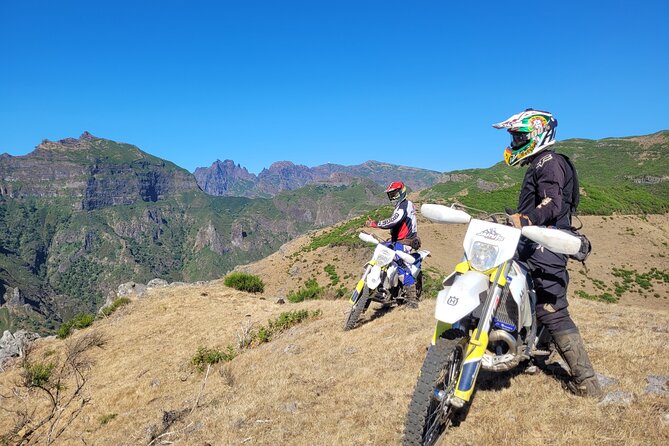 Enduro Dirt-Bike Tour - Stop 1: Pico do Areeiro viewpoint riding stop