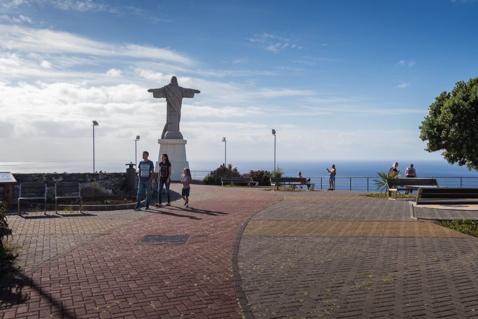From Funchal: Garajau Tuk-Tuk Tour with Christ King Statue - Pináculo viewpoint: where the south coast looks dramatic