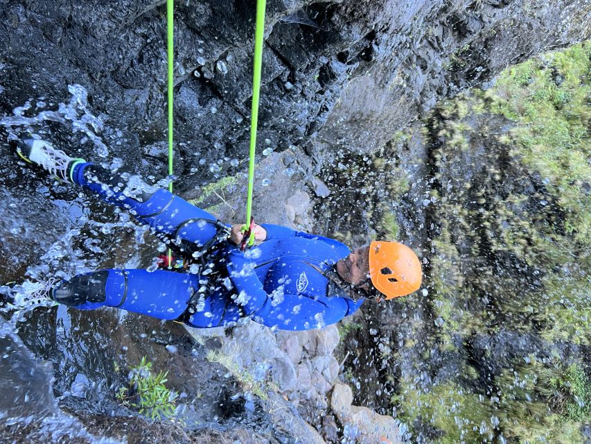 From Funchal: Intermediate Canyoning Adventure (Level 2) - Timing, Snack Break Energy, and Included Photos/Videos