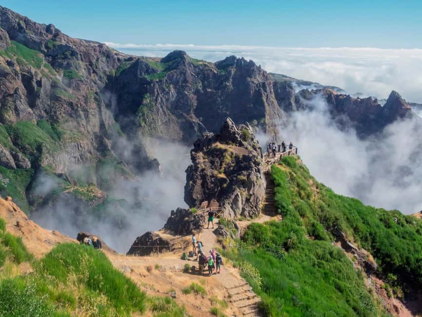 From Funchal: Transfer to Pico do Arieiro & Pico Ruivo Trail - Getting to the trail: pickup in Funchal and Caniço