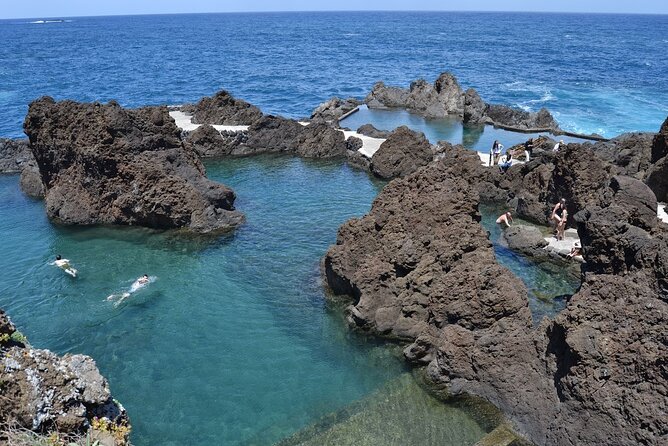 Full Day Jeep Safari Tour to Porto Moniz and Cabo Girão - Ribeira da Janela and São Vicente: volcanic geology in plain sight