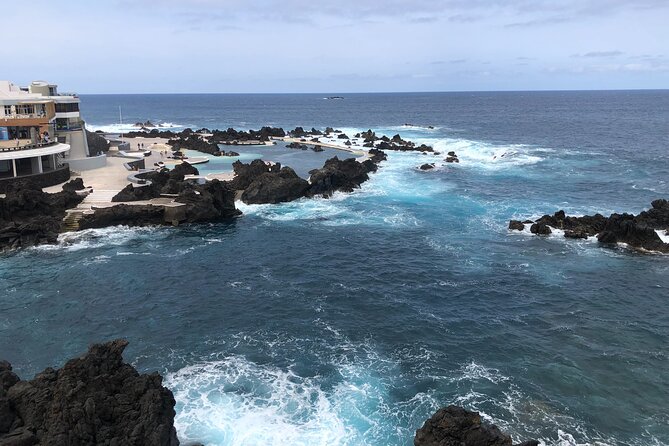 Full day West Adventure Jeep Tour in Madeira Portugal - Porto Moniz: lunch time and real natural swimming pools