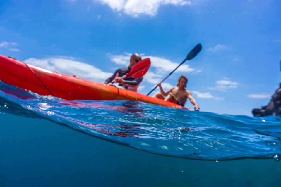 Funchal: KAYAK Rental or Guided tour with snorkeling - The 90-minute flow: briefing, paddle time, then swim/snorkel break