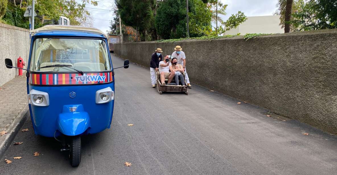 Funchal: Monte Tropical Garden & Toboggan Ride by Tuk Tuk - Monte Toboggan at Carreiros do Monte: fun, not fear