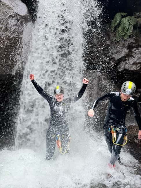 Go Explore Canyoning Level 2 (Nun's Valley) . - The 20-minute approach along a dirt road and a levada