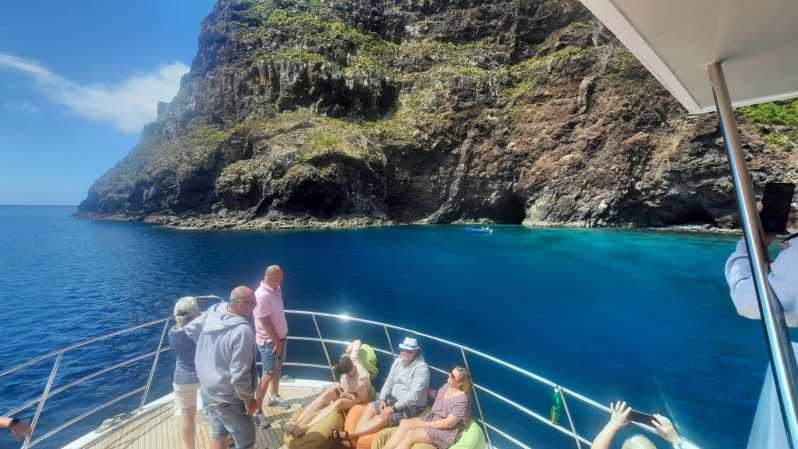Madeira: Boat Trip with Lunch, Drinks, and Hotel Transfer - On board comfort: deck space, bean bags, and staff that keep things moving
