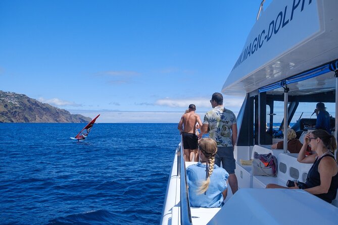 Madeira Dolphin and Whale Watching on a Ecological Catamaran - The Return Route: Cabo Girão, Camara de Lobos, and Reid’s Hotel