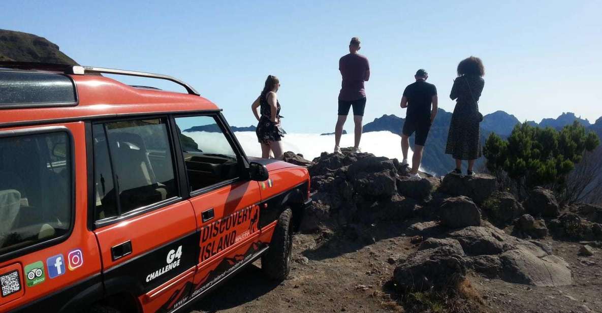 Madeira: Full-Day Porto Moniz Jeep Tour - From Funchal to Cabo Girão: the highest cliff-skywalk setup