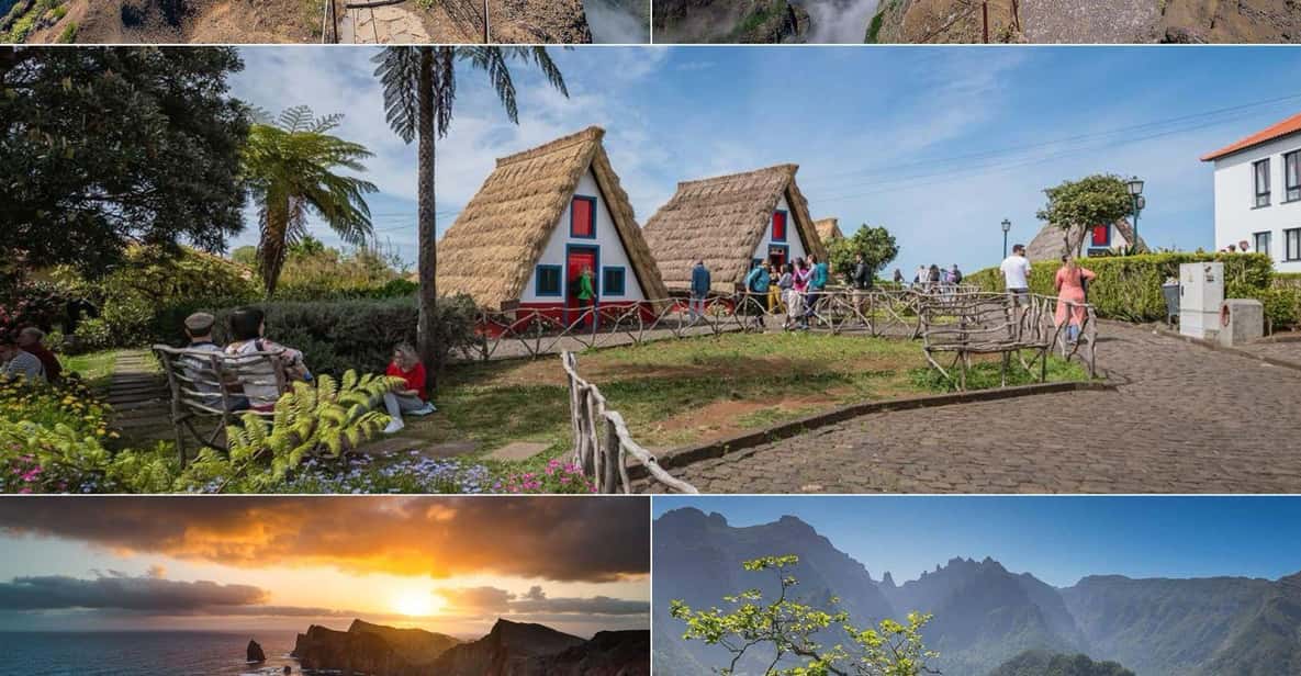 Madeira Funchal:East Tour Pico Arieiro & Santana&Laurissilva - Santana’s Triangular Houses: Where the Island Looks Like It Kept Secrets