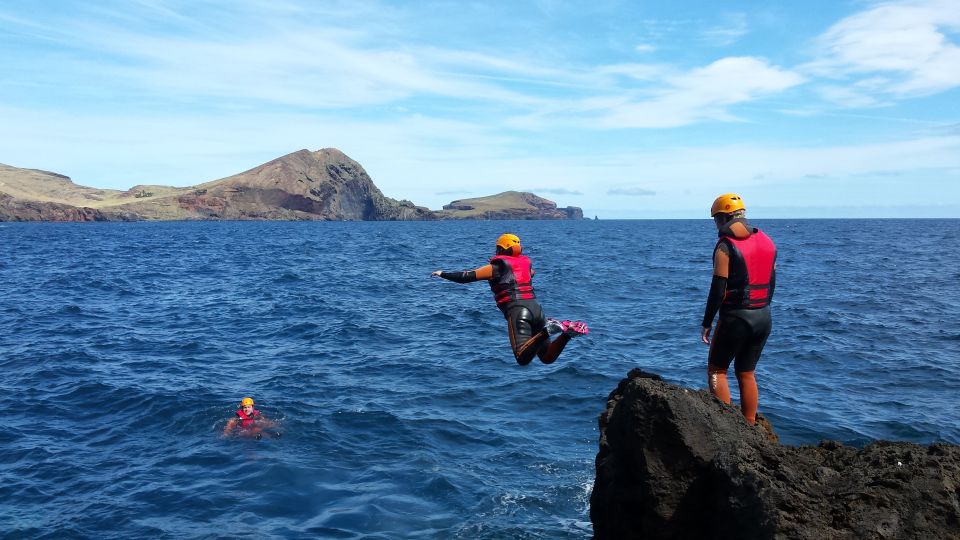 Madeira: Half-Day Coasteering Tour - Safety and Guide Style With Beto, Alfonso, Alex, Diego, Felipe, and Yvonne