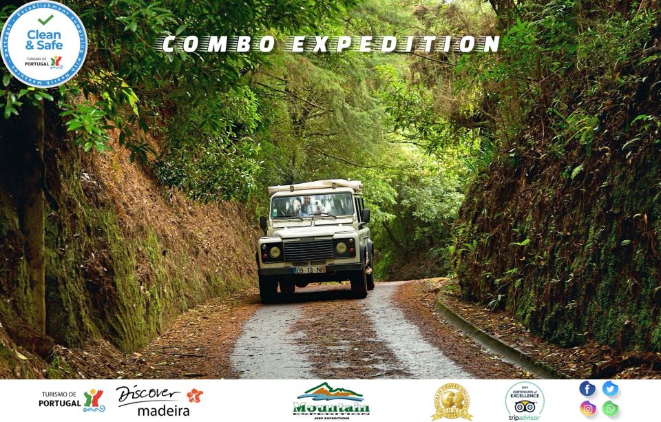 Madeira: Mini-Combo East Challenge: Jeep Safari + Levada - Funchal to Camacha: the wicker town stop