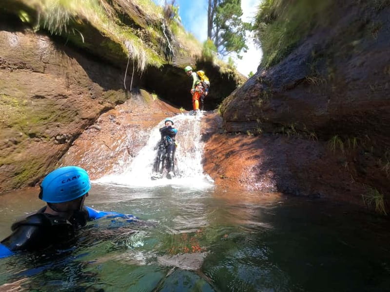 Madeira : Ribeira das Cales Canyoning (Level 1) - The Real Action: 5 Rappels, 15 Meters at the Top, Plus Water Walks