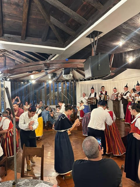 Madeira:TypicalShowFolklore Evening.included.Dinner transpt - The dinner is built around espetada (and real sides)