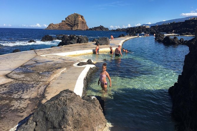 Porto Moniz - Natural Swimming Pools - Seixal and Véu da Noiva: Waterfall Theater and Black Sand Views
