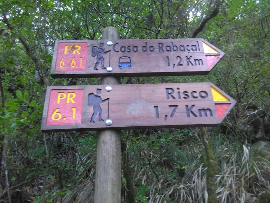Rabaçal: 25 Fontes & Risco Levada Transfer Self-guided Hike - Signs, narrow paths, and the one-way confusion moment