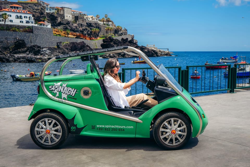 Self-drive Guided Tour | Explore Funchal on an Electric Car - Meeting Spinach in Funchal and getting ready to drive