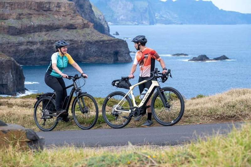 "Self-Guided" E-Bike Tour - Ponta de São Lourenço to Funchal - The 5-hour e-bike ride: ~40 km and about 2,097 m of climbing