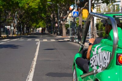Self-Guided Sightseeing Tour on an Eletric Car | Funchal - Getting started: your meeting point and what to expect from Spinach