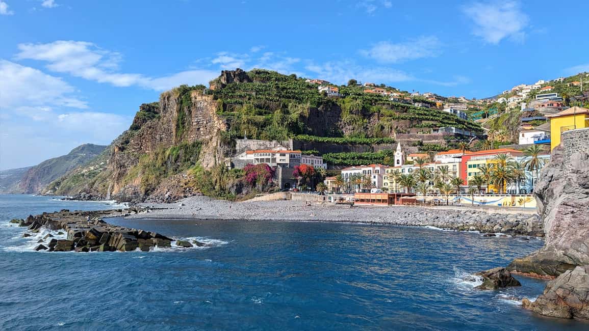 Southwest Madeira: Half-Day Cabriolet Jeep Adventure - First Ride: Calheta views from an open-top cabriolet