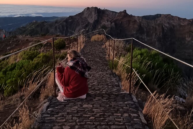 Sunrise in Areeiro Peak - Stop 2: Balcões de Ribeiro Frio in Laurisilva Forest