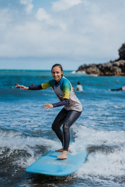 Surf lesson in Madeira - Riding Atlantic Waves: Beginner-Friendly Without Babying You