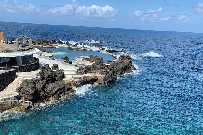 West 4x4 Experience: Skywalk, Porto Moniz Pools and Fanal Forest - Cabo Girão Skywalk at 589 m: The Short Ticket Moment